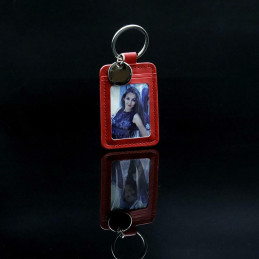 PHOTO KEYCHAIN RED 3.5X4.5
