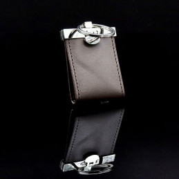 PHOTO KEYCHAIN BROWN 2X...