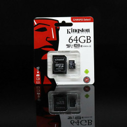 KINGSTON MICROSD 64GB 10+ADA